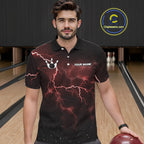 Personalized Thunder Lightning Tornado Funny Bowling Shirt Custom Bowling Team Jersey