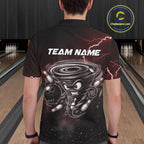 Personalized Thunder Lightning Tornado Funny Bowling Shirt Custom Bowling Team Jersey