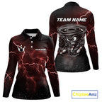 Personalized Thunder Lightning Tornado Funny Bowling Shirt Custom Bowling Team Jersey
