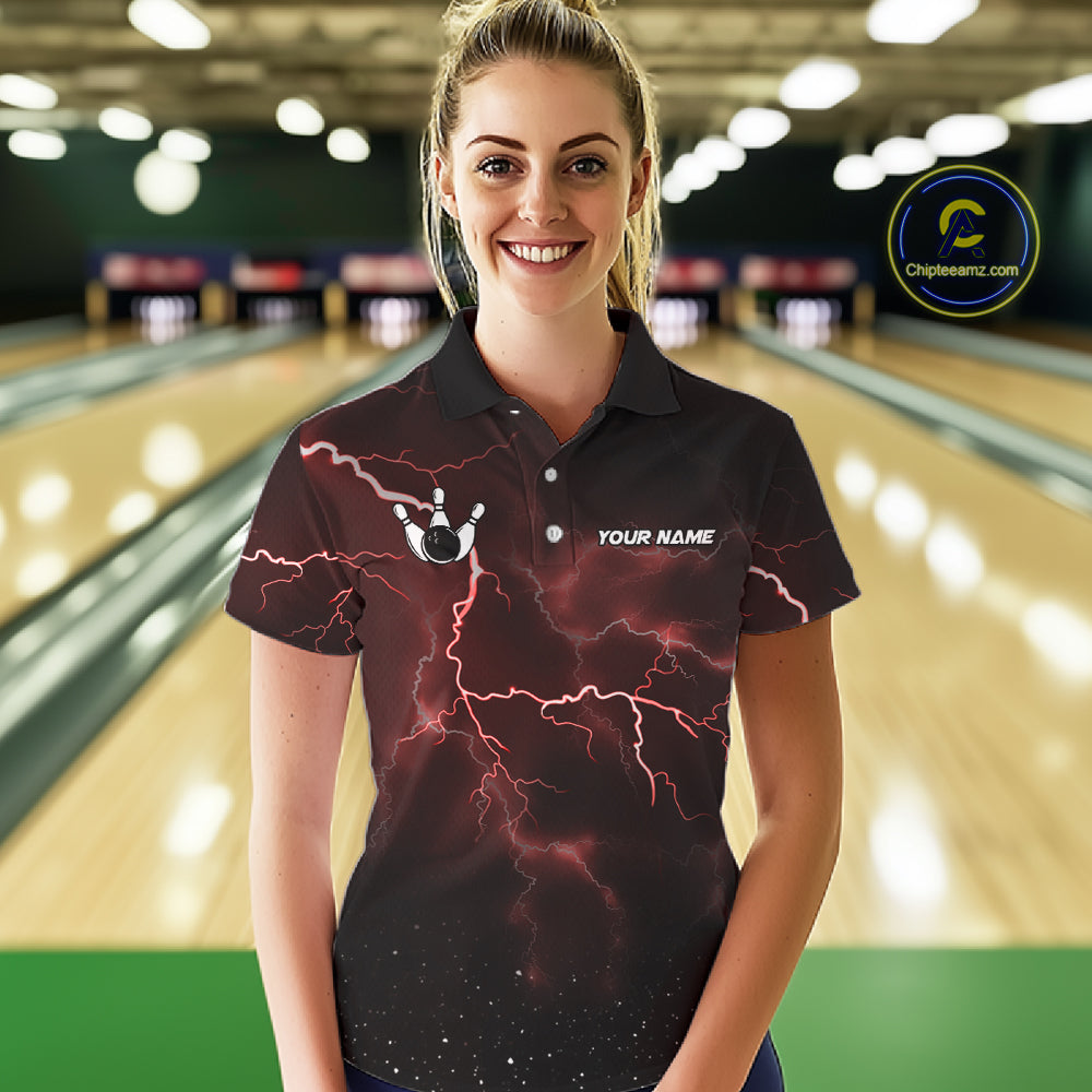 Personalized Thunder Lightning Tornado Funny Bowling Shirt Custom Bowling Team Jersey