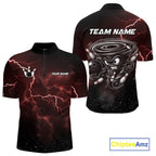 Personalized Thunder Lightning Tornado Funny Bowling Shirt Custom Bowling Team Jersey