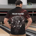 Personalized Thunder Lightning Tornado Funny Bowling Shirt Custom Bowling Team Jersey