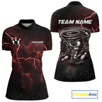 Personalized Thunder Lightning Tornado Funny Bowling Shirt Custom Bowling Team Jersey