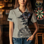 Eagle Retro American Flag Patriotic Darts Shirts Custom Darts League Team Jersey