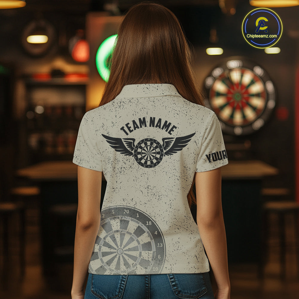 Eagle Retro American Flag Patriotic Darts Shirts Custom Darts League Team Jersey