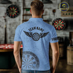 Eagle Retro American Flag Patriotic Darts Shirts Custom Darts League Team Jersey