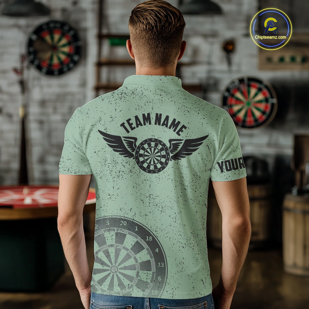Eagle Retro American Flag Patriotic Darts Shirts Custom Darts League Team Jersey