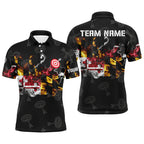 Personalized Maryland Flag Smoke Archery Shirts Custom Patriotic Archery Team Jerseys