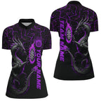 Personalized Purple Big Dragon 3D Printed Darts Shirts Custom Team League Darts Jerseys