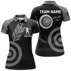 Personalized Grey Archery Jerseys Custom Archery Polo Shirts Team League Archery Shirts