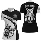 Personalized Funny Archery Player Quarter-Zip Shirts Custom Name Archery Jerseys