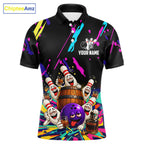 Colorful Bowling Jersey Funny Bourbon Drunk Bowling Team Shirts Custom Bowling Gifts