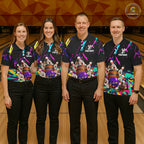 Colorful Bowling Jersey Funny Bourbon Drunk Bowling Team Shirts Custom Bowling Gifts