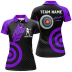 Personalized Purple Archery Jerseys Custom Archery Shirts Team League Archery Uniform