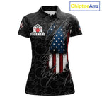 Vintage American Flag Bowling Shirts, Custom Patriotic Bowling Team Jersey
