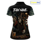 Funny Skeleton Smoke Darts Shirts Custom Darts Team Jersey, Personalized Darts Gift
