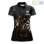 Funny Skeleton Smoke Darts Shirts Custom Darts Team Jersey, Personalized Darts Gift