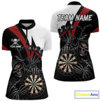 Personalized Grim Reaper Chain Darts Shirts Custom Skull Darts League Team Jersey