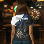 Personalized Grim Reaper Chain Darts Shirts Custom Skull Darts League Team Jersey