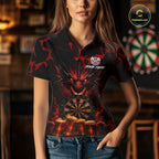 Black And Red Personalized Dragon Beer Darts Shirts Custom Darts League Team Jersey