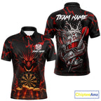 Black And Red Personalized Dragon Beer Darts Shirts Custom Darts League Team Jersey