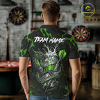 Black And Green Personalized Dragon Beer Darts Shirts Custom Darts League Team Jersey