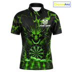 Black And Green Personalized Dragon Beer Darts Shirts Custom Darts League Team Jersey