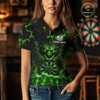 Black And Green Personalized Dragon Beer Darts Shirts Custom Darts League Team Jersey