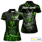 Black And Green Personalized Dragon Beer Darts Shirts Custom Darts League Team Jersey