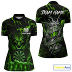 Black And Green Personalized Dragon Beer Darts Shirts Custom Darts League Team Jersey