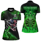 Fire Flame Darts Board American Flag Skull Dart Shirts Custom Darts Team Jerseys