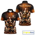 Funny Crown Drunk Bowling Pins Bourbon Vintage Bowling Shirts Custom Bowling Team Jersey