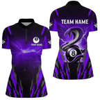 Personalized Thunder Lightning Cobra Snake Billiard Shirt, 8 Ball Billiard Team Jerseys