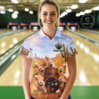 Funny Desert Bowling Pins Drunk Bowling Shirts Custom Drinking Bowling Team Jersey