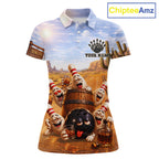 Funny Desert Bowling Pins Drunk Bowling Shirts Custom Drinking Bowling Team Jersey