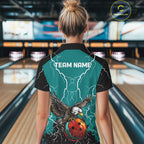 Thunder Lightning Storm Custom Eagle Bowling Shirts Personalized Bowling Team Jersey