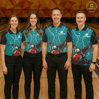 Thunder Lightning Storm Custom Eagle Bowling Shirts Personalized Bowling Team Jersey