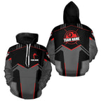 Personalized 8 Ball Hoodie For Pool Player Custom Billiard Hoodie Team Jersey