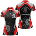 Personalized Red Archery Jerseys Polo Shirts Best Custom Archery Uniform For Team
