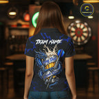 Black And Blue Personalized Dragon Beer Darts Shirts Custom Darts League Team Jersey
