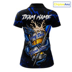 Black And Blue Personalized Dragon Beer Darts Shirts Custom Darts League Team Jersey