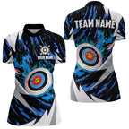 Personalized 3D Target Archery Thunder Quarter-Zip Shirts, Archery Team Jerseys