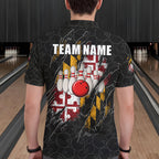 Vintage Maryland Flag Bowling Shirts Custom Patriotic Bowling Team Jersey