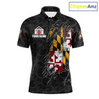 Vintage Maryland Flag Bowling Shirts Custom Patriotic Bowling Team Jersey