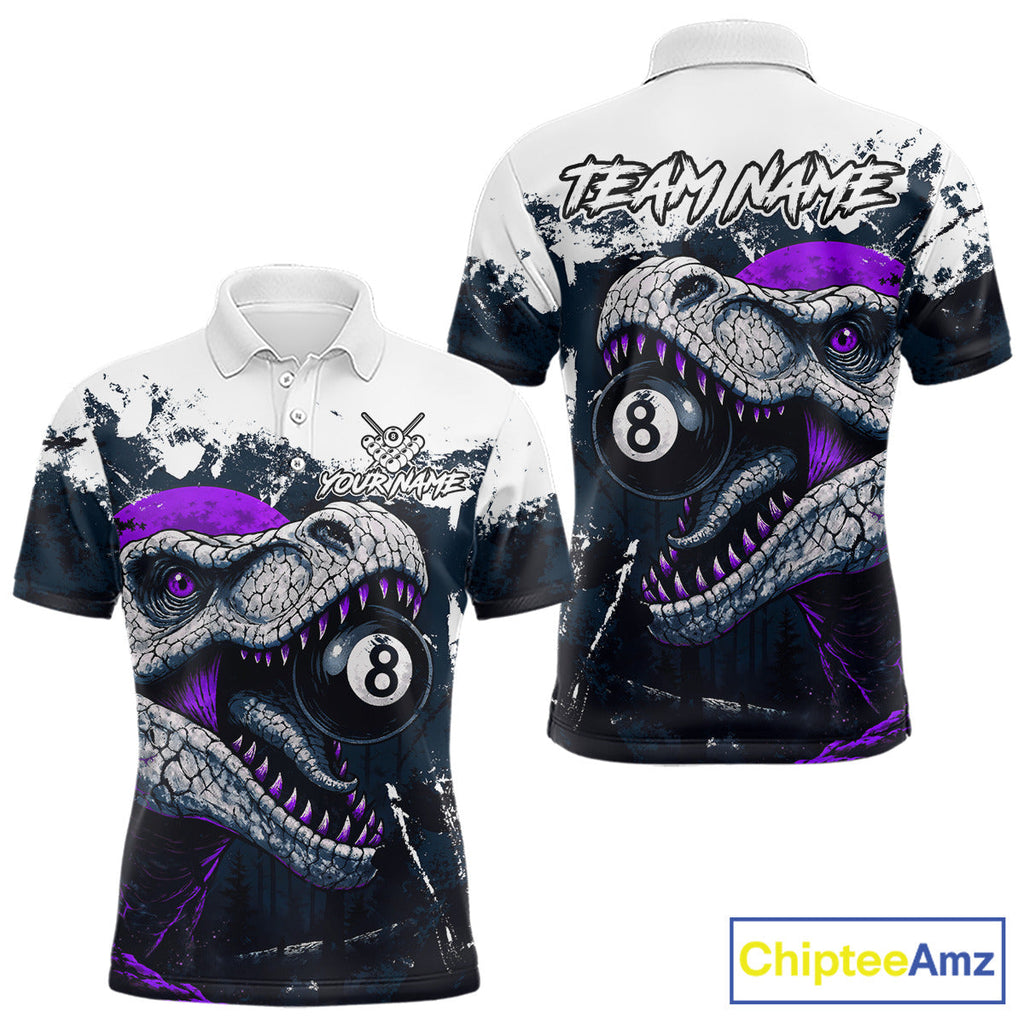 Personalized Sauropod 8 Ball Billiard Shirt Custom Billiard Team Shirt, Pool Jersey