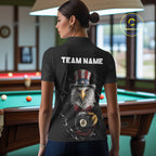 Red Dripping Patriotic Funny Eagle 8 Ball Billiard Pool Shirt Personalized Billiard Team Jerseys