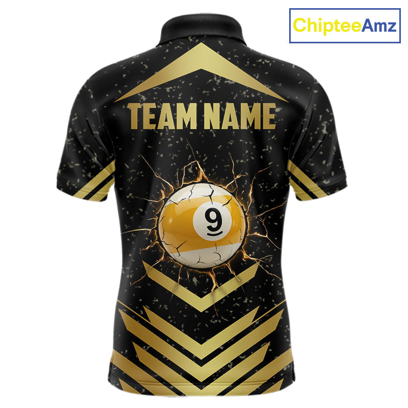 Orange Grunge Grim Reaper Billiard Ball Pool Custom Billiard Shirts, Billiard Team Jerseys