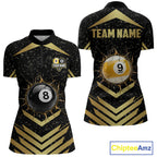 Orange Grunge Grim Reaper Billiard Ball Pool Custom Billiard Shirts, Billiard Team Jerseys