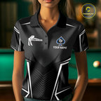 Ace Of Spades Blue Pool Billiard Shirt Custom 8 Ball Pool Team Jersey With Name Pool Players