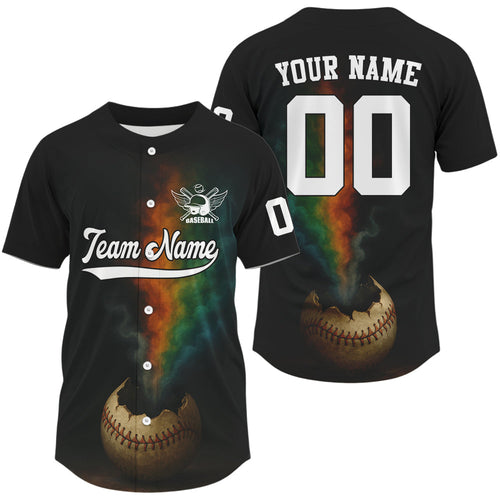 's Baseball Jersey Personalized Grunge Patriotic Baseball, Baseball Shirt For Newborn